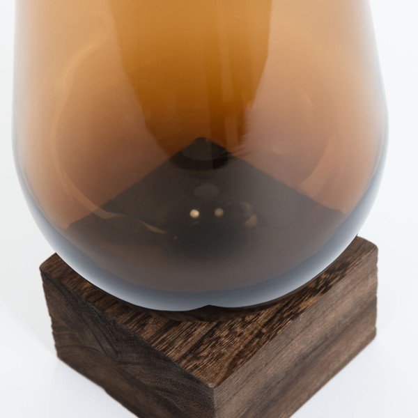 Rudo stiklo vaza "La Forma Salong", gylis 30 cm-image-1