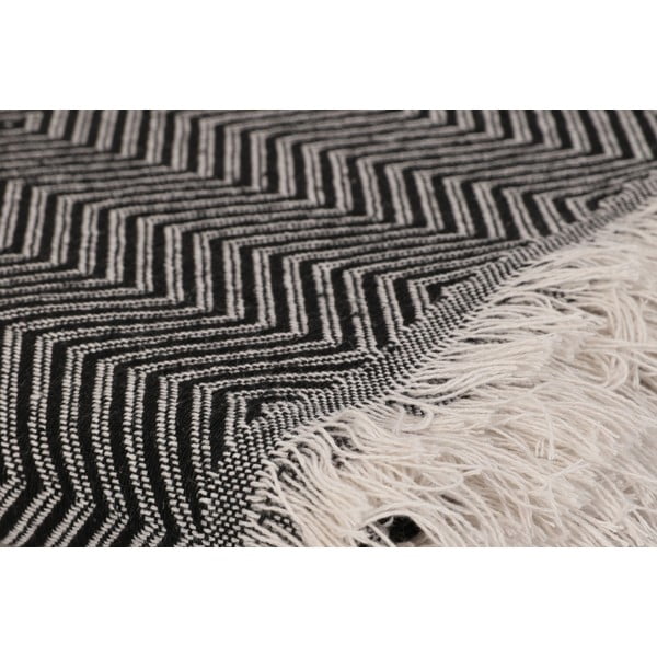 Juodos spalvos/smėlio spalvos lovatiesė 170x210 cm Etnik – Mijolnir-image-2