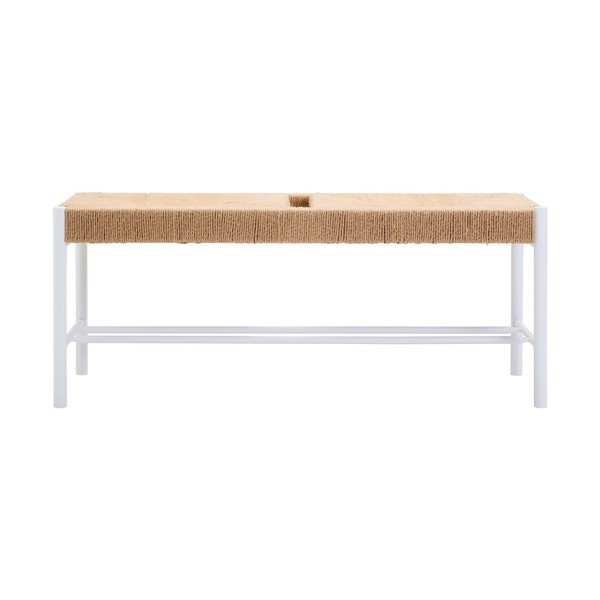 Natūralios spalvos medžio masyvo suolas Bandar – Premier Housewares-image-2