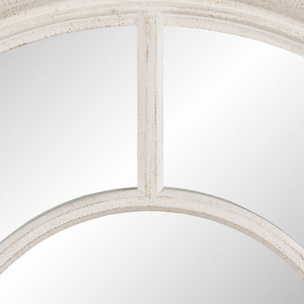 Sieninis veidrodis su medžio masyvo rėmu ø 79 cm Paula – Ixia-image-1