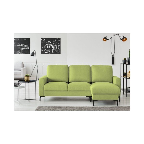 Alyvuogių žalios spalvos kampinė sofa "Cosmopolitan" dizainas Atlanta, dešinysis kampas-image-4