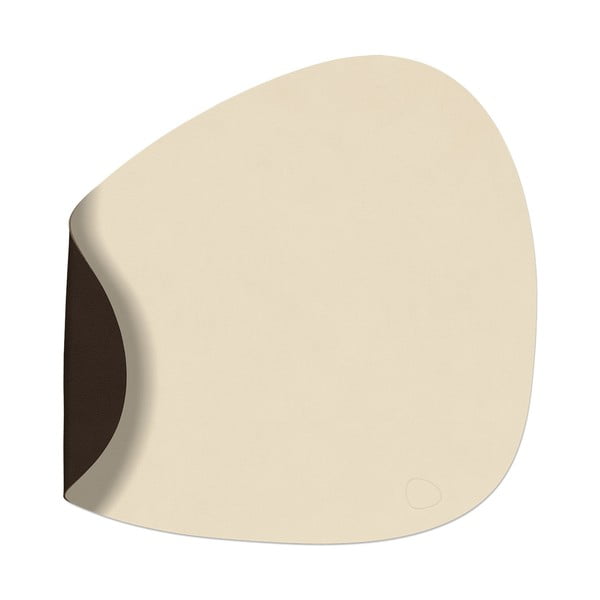Iš eko odos padėkliukas 37x44 cm Curve L Double Nupo – LIND DNA