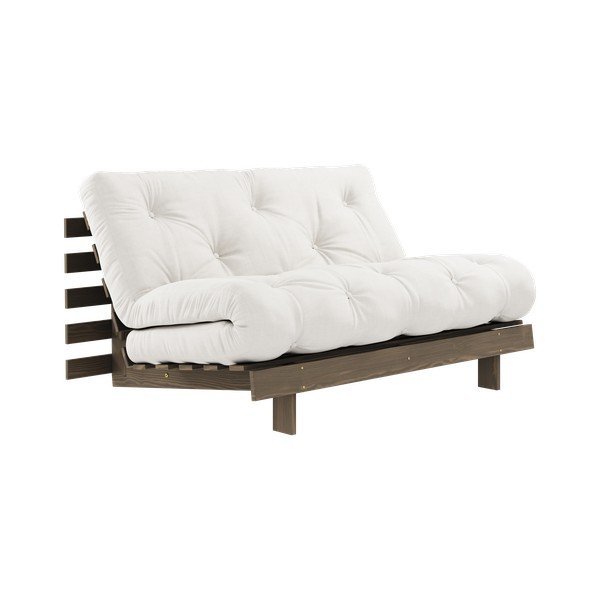 Sulankstoma sofa baltos spalvos 140 cm Roots – Karup Design