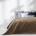Iš velveto dygsniuota lovatiesė šviesiai rudos spalvos 220x240 cm Laila – AmeliaHome