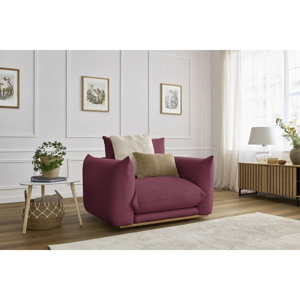 Krėslas bordo spalvos Ernest – Bobochic Paris-image-1