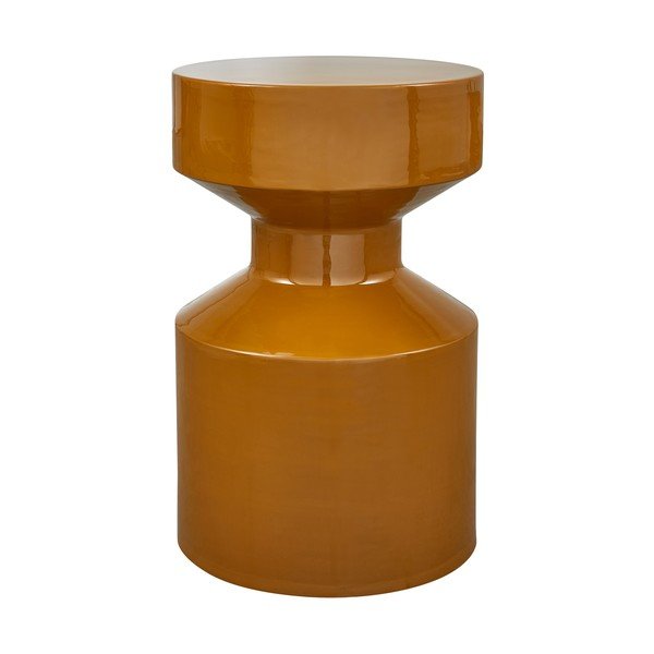 Apvalios formos šoninis stalas iš metalo ø 30 cm Ferry – WOOOD