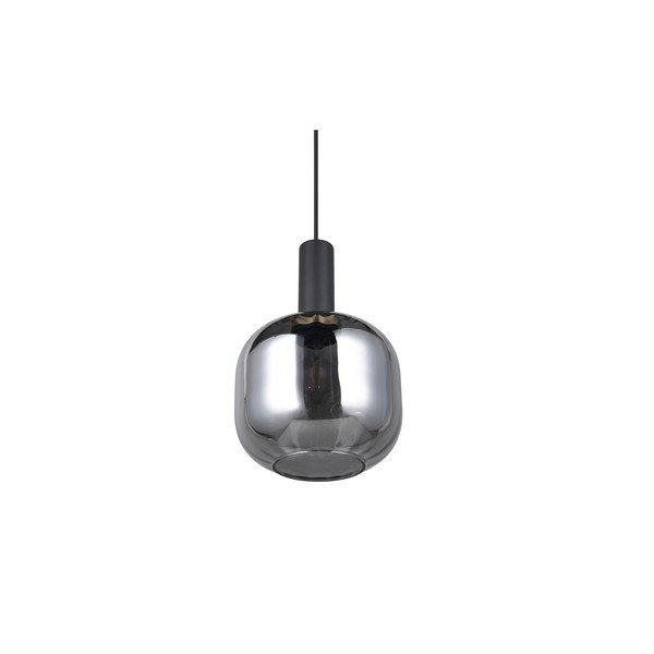 Kabantis šviestuvas juodos spalvos ø 20 cm su stiklo gaubtu Diva – Trio-image-3