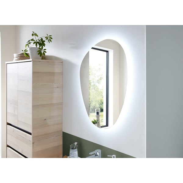 Sieninis veidrodis su apšvietimu 55x72 cm Quickset 393 – Pelipal-image-1