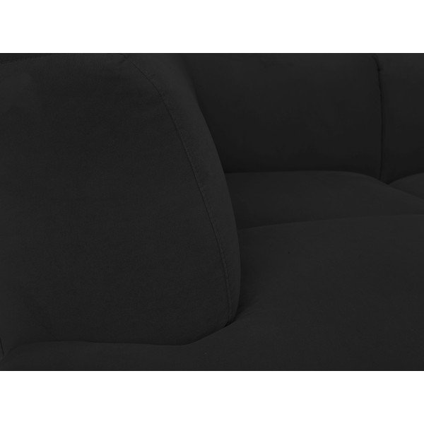 Juoda kampinė sofa "Windsor & Co Sofas Orion", kairysis kampas-image-4