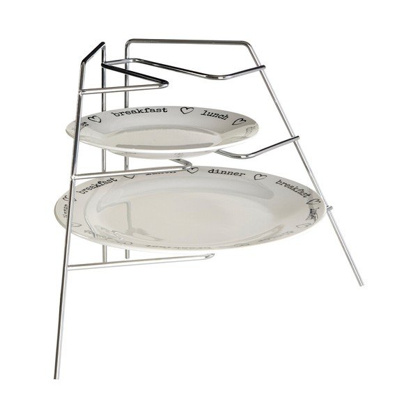Sidabrinės spalvos iš metalo papildoma virtuvės lentyna 37x25 cm Wallis – Premier Housewares