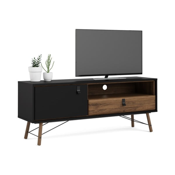 Juodas televizoriaus staliukas Tvilum Ry-image-4