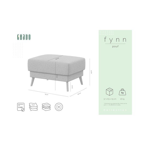 Pilkas pufas Ghado Fynn-image-3