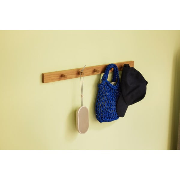 Sieninė lentyna natūralios spalvos iš ąžuolo 60 cm Cosplay – Hübsch-image-3