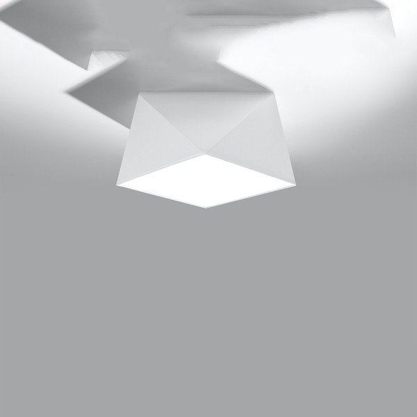 Lubinis šviestuvas baltos spalvos 25x25 cm Koma – Sollux-image-2