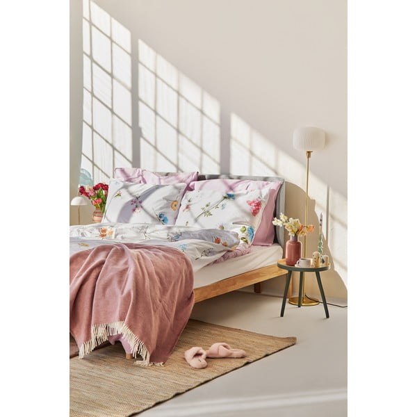 Vienvietė medvilninė patalynė Bonami Selection Fleur, 140 x 200 cm-image-4