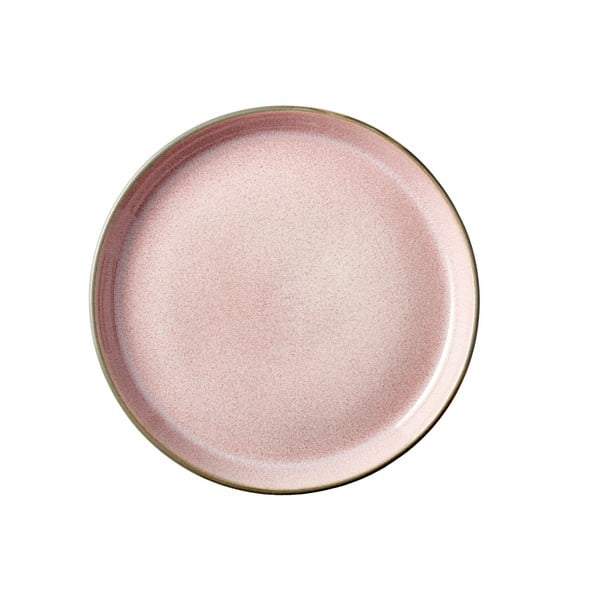 Desertinė iš akmens masės lėkštė rožinės spalvos/pilkos spalvos ø 17 cm Mensa – Bitz