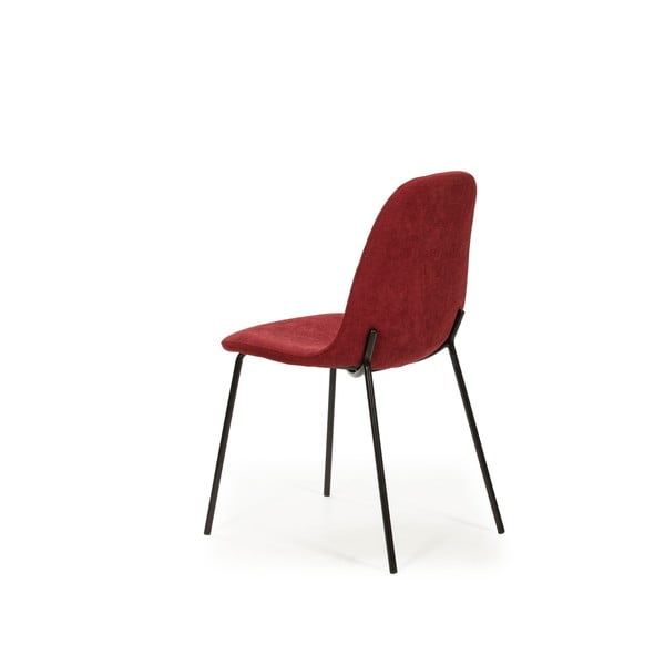 Valgomojo kėdės raudonos spalvos 4 vnt. Renne – Marckeric-image-3