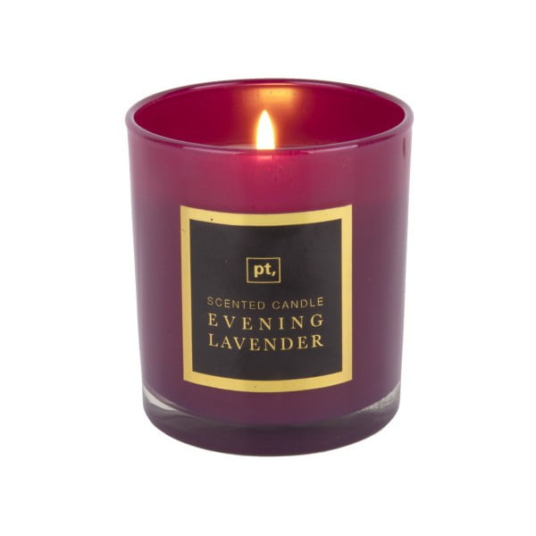 Žvakė su levandų aromatu PT LIVING Scented Candle, degimo trukmė 35 val.