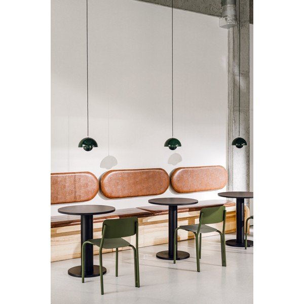 Apvalios formos valgomojo stalas su ąžuolo dekoro stalviršiu ø 65 cm Sool – noo.ma-image-3