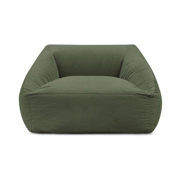 Žalios spalvos sėdmaišis iš kordinio velveto Lilibet – Bobochic Paris