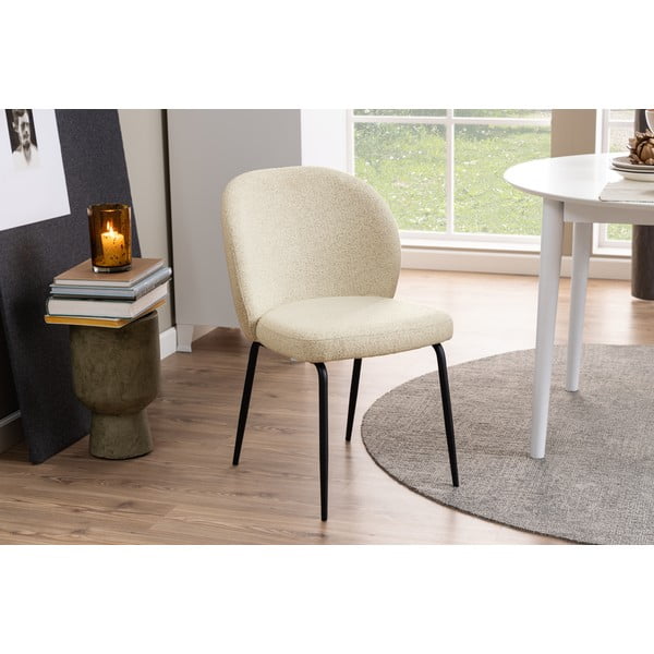 2 smėlio spalvos valgomojo kėdės Patricia - Actona-image-2