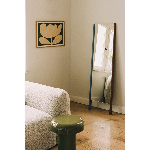 Pastatomas veidrodis su medžio masyvo rėmu 49x166 cm Lun – noo.ma-image-2