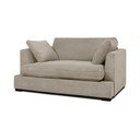 Smėlio spalvos krėslas iš kordinio velveto Mobby – Scandic