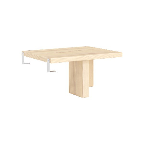 Natūralios spalvos iš pušies masyvo naktinis staliukas Japan – Karup Design-image-3