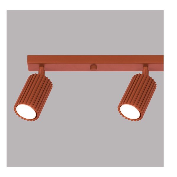 Raudonos plytų spalvos taškinis šviestuvas 6,5x81 cm Gleam – Sollux-image-2