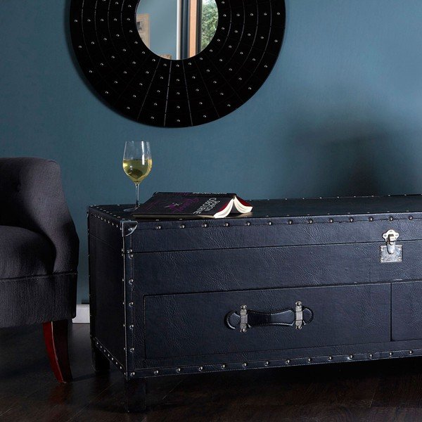 Sieninis veidrodis su juodu rėmu "Premier Housewares Stud-image-1