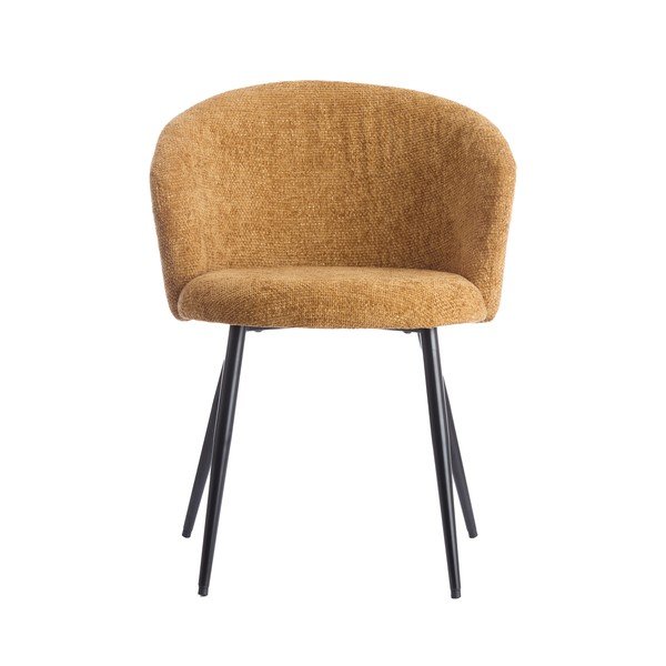 Ochros spalvos iš metalo valgomojo kėdžių komplektas 2 vnt. Radaja – Light & Living-image-2