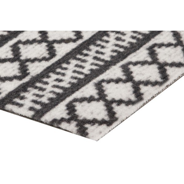 Kreminės ir juodos spalvos kilimas Zala Living Cook & Clean Lani, 60 x 180 cm-image-1