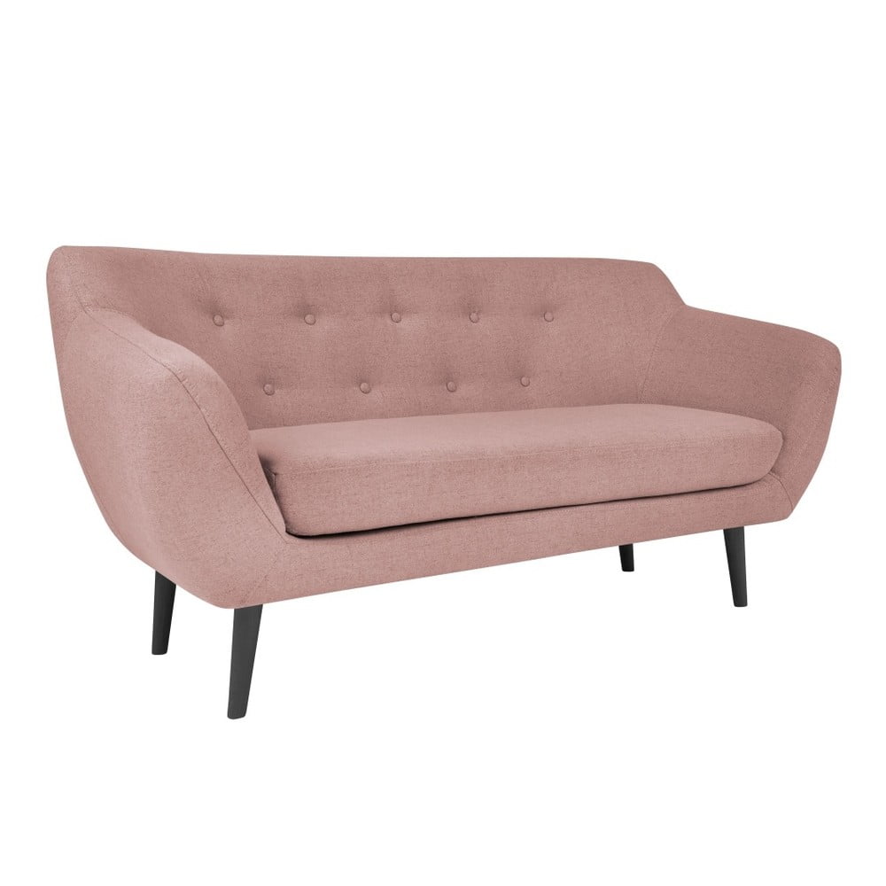 Rožinė sofa Mazzini Sofas Piemont, 158 cm