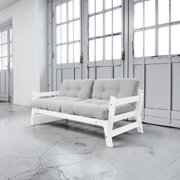 Kintama sofa "Karup Step" balta/šviesiai pilka
