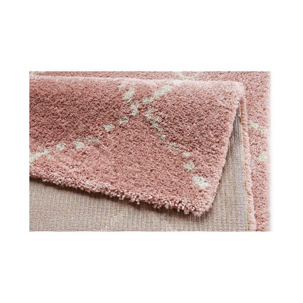 Rožinis kilimas Mėtų kilimai Allure Ronno Rose Creme, 120 x 170 cm-image-1