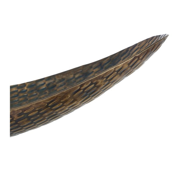 Iš metalo dekoratyvinis padėklas 48x16 cm Bronze – Ixia-image-2