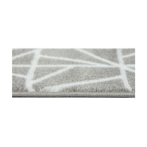 Laiptų kilimėlių rinkiniai baltos spalvos/pilkos spalvos 13 vnt. 22x73 cm Striped – Mila Home-image-2