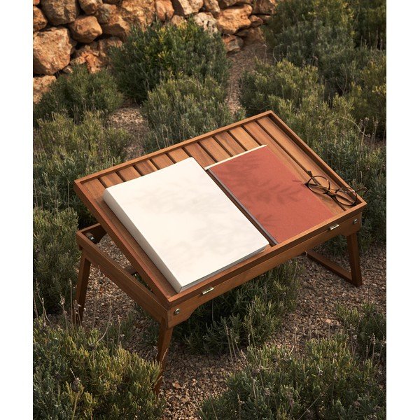 Iš medienos sulankstomas serviravimo padėklas 34x65 cm Mani – Kave Home-image-1