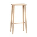 Ąžuolo medienos baro kėdė Hübsch Folk, aukštis 72 cm