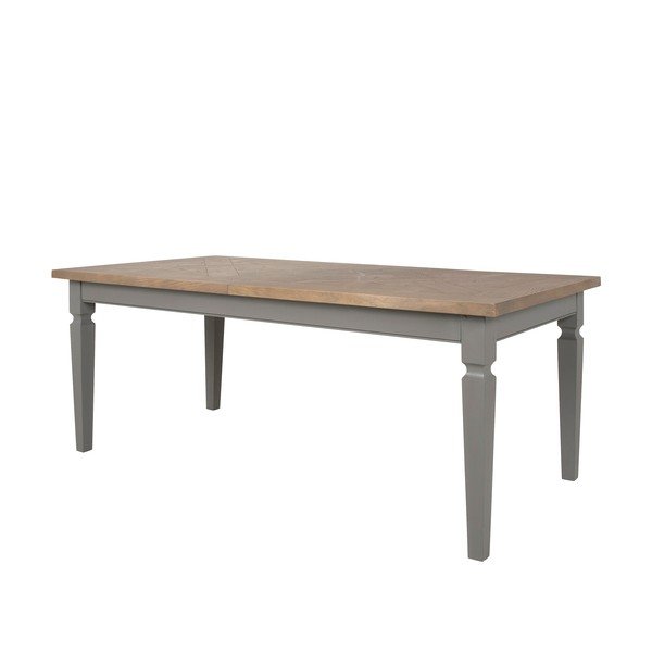 Pilkas sulankstomas valgomojo stalas "Canett Royal", 200 cm-image-2