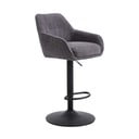 Pilkos spalvos baro taburėtės 2 vnt. (sėdynės aukštis 69 cm) Avola – Unique Furniture
