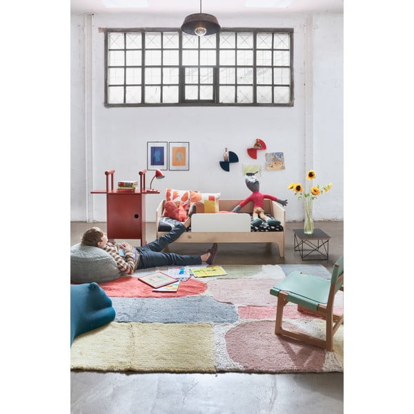 Skalbiamas/rankų darbo iš vilnos vaikiškas kilimas 170x240 cm Abstract – Lorena Canals-image-1