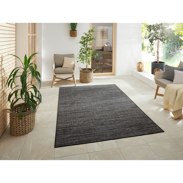 Tamsiai pilkas lauko kilimas 230x160 cm Gemini - Elle Decoration-image-1