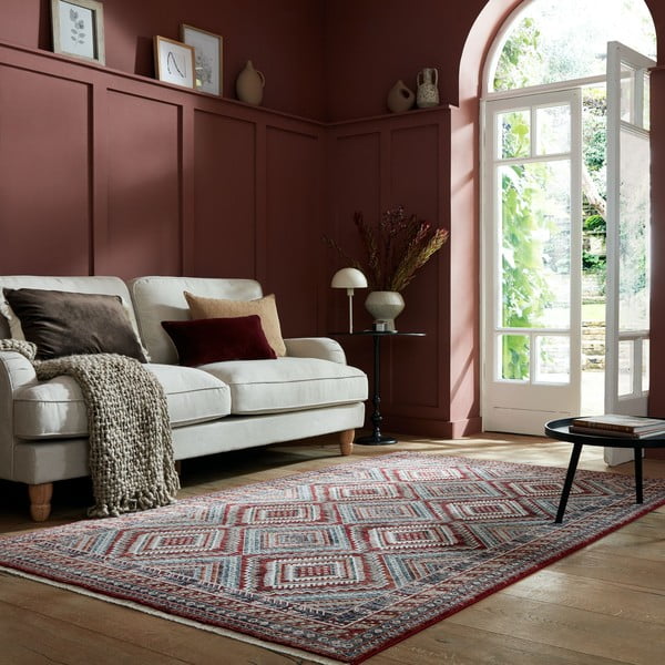Kilimas bordo spalvos 200x304 cm Babylon – Flair Rugs-image-1