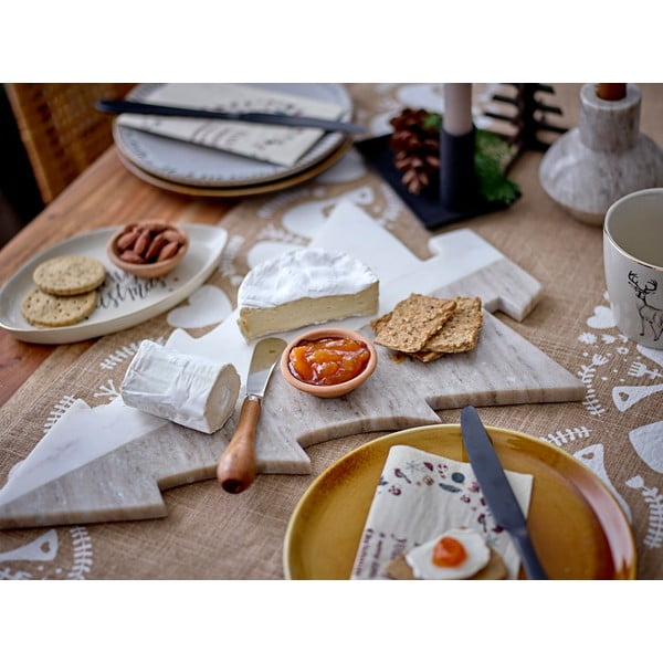 Kalėdinė medvilninė staltiesė Bloomingville Paule, 46 x 165 cm-image-3