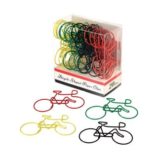 20 dviračio formos popieriaus spaustukų rinkinys Rex London Le Bicycle Office