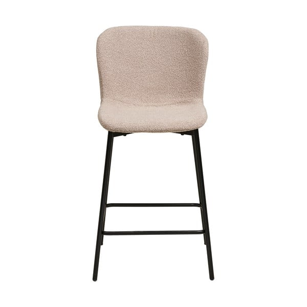 Smėlio spalvos iš audinio baro taburetė (sėdynės aukštis 65 cm) Maceda – House Nordic-image-2