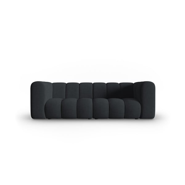 Sofa juodos spalvos 228 cm Lupine – Micadoni Home