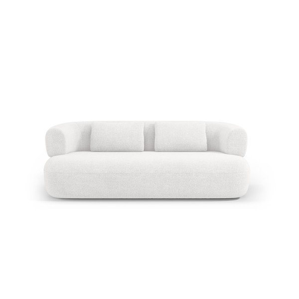 Dramblio kaulo spalvos sofa iš boucle 178 cm Jenny – Micadoni -image-2