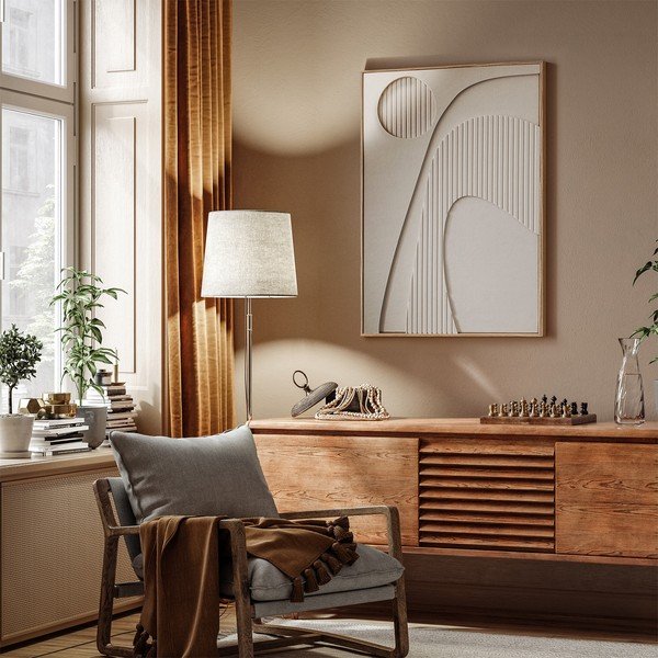 Spausdintas paveikslas su rėmeliu/sugeriantis garsą 62x92 cm Arch – Styler-image-1